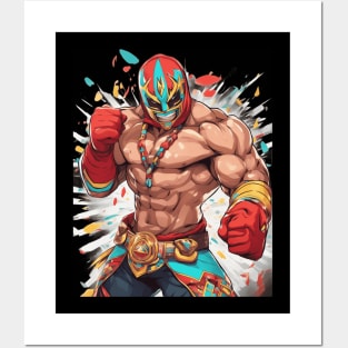 Mexican Wrestler Posters and Art